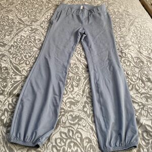 FP Movement by Free People Light grey/blue flare leggings with cinch